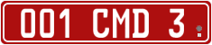 License plate of Georgia, Diplomatic