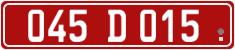 License plate of Georgia, Diplomatic