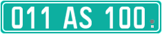 License plate of Georgia, Diplomatic