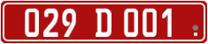 License plate of Georgia, Diplomatic