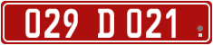 License plate of Georgia, Diplomatic
