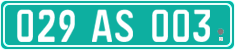 License plate of Georgia, Diplomatic