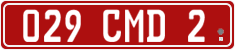 License plate of Georgia, Diplomatic