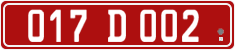 License plate of Georgia, Diplomatic