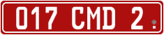 License plate of Georgia, Diplomatic