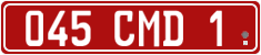 License plate of Georgia, Diplomatic