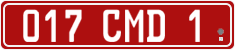 License plate of Georgia, Diplomatic