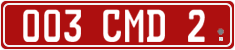 License plate of Georgia, Diplomatic