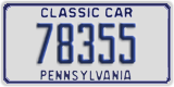 Pennsylvania, Classic Vehicle/Car (C12345)