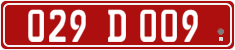 License plate of Georgia, Diplomatic