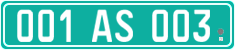 License plate of Georgia, Diplomatic