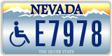 Nevada, Vehicles for disabled persons (A1234)