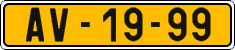 License plate of the Czech Republic, Commercial vehicles (1960)