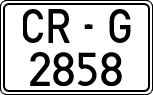 License plates of Spain, 1971 year series