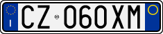 License plate of Italy, Cars (1994 year series)