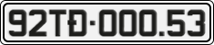 License plate of Vietnam, Specialty plates
