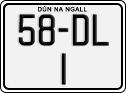 License plate of Ireland, Regular plates