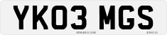 License plate of the United Kingdom, 2001 year system