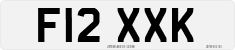 License plate of the United Kingdom, 1983 year system