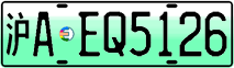 License plate of China, Electric vehicles