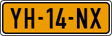 License plate of the Netherlands, Cars