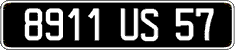 French license plate, FNI