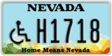 Nevada, Vehicles for disabled persons (A1234)