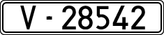License plates of Spain, 1900 year series