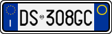 License plate of Italy, Cars (1994 year series)