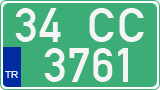 License plate of Turkey, Diplomatic