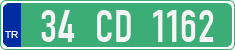 License plate of Turkey, Diplomatic