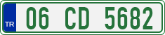 License plate of Turkey, Diplomatic
