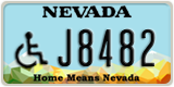 Nevada, Vehicles for disabled persons (A1234)