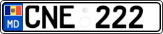 License plate of Moldova, Cars (2015)