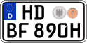 German license plate, Plates for oldtimers (type 