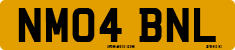 License plate of the United Kingdom, 2001 year system