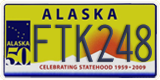 Alaska, Specialty plates (ABC123)