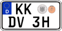 German license plate, Plates for oldtimers (type 