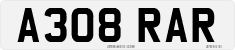 License plate of the United Kingdom, 1983 year system