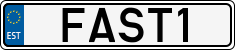 License plate of Estonia, Vanity Plates