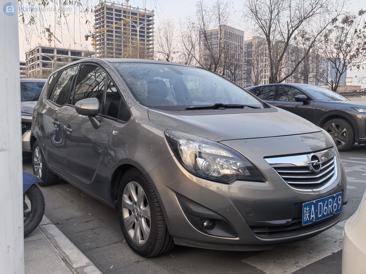 陕A·D6R69, Opel Meriva 2nd gen (B; S10), 2010–2017