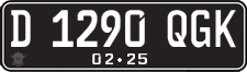 License plate of Indonesia, Regular plates
