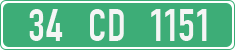 License plate of Turkey, Diplomatic
