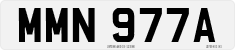 License plate of the United Kingdom, 1963 year system