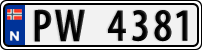 License plate of Norway, Trailers, motorcycles, special vehicles