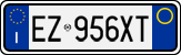 License plate of Italy, Cars (1994 year series)