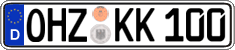 German license plate, Regular plates