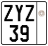 License plate of Greece, Motorcycles