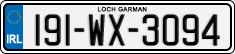 License plate of Ireland, Regular plates