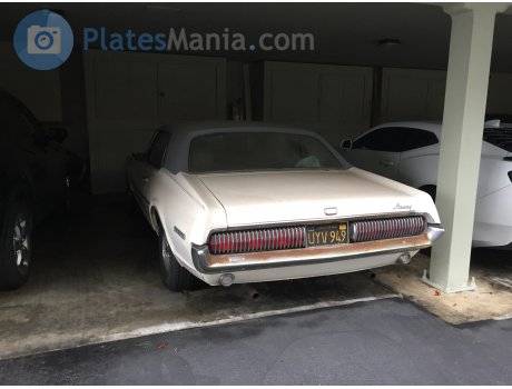 UYV 949, Mercury Cougar